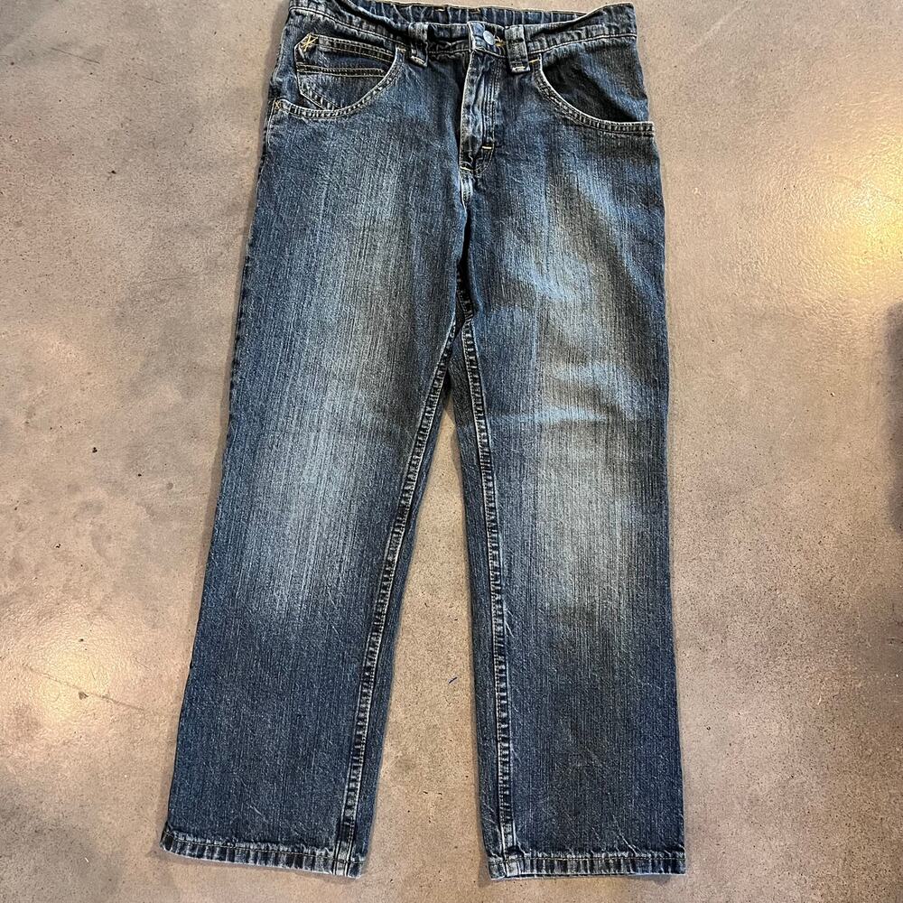 Wrangler classic Denim blue Jeans Boys size 12 Husky pants